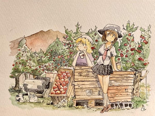 リンゴ売り