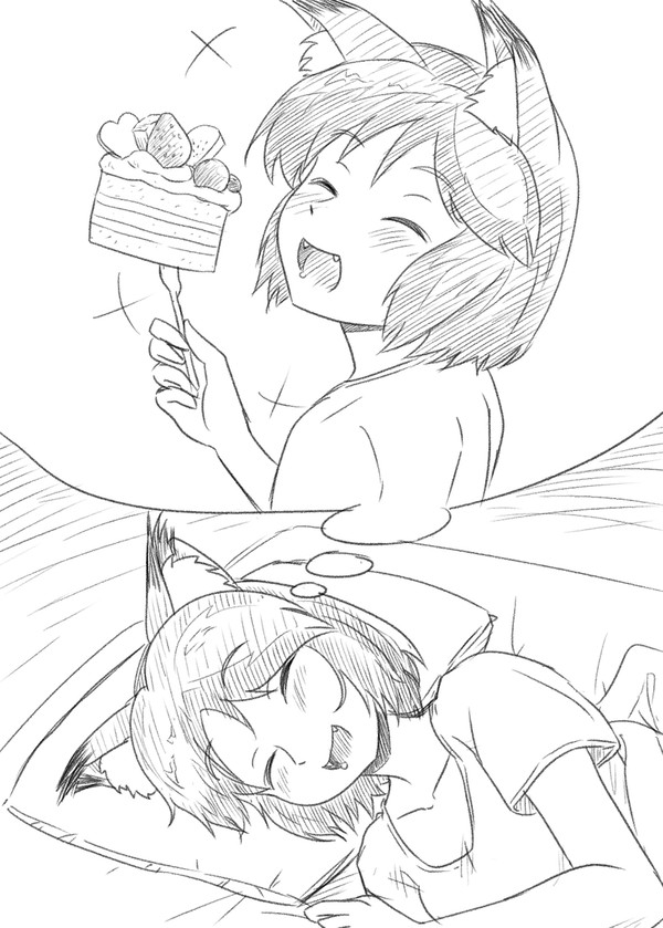 洋菓子の日ラフガキ