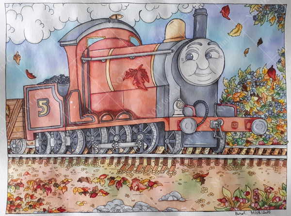Here's James ! 🚂