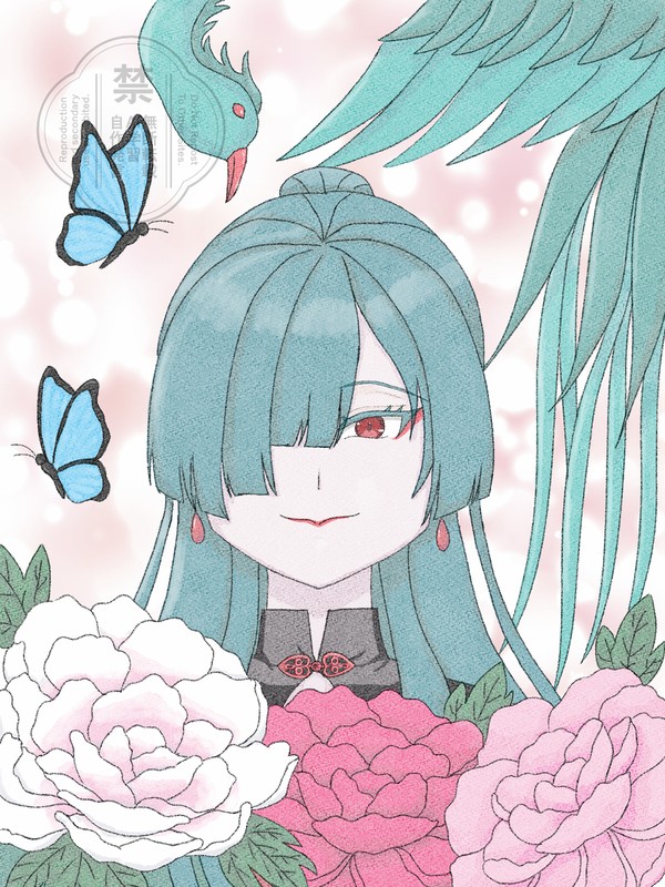 夜麗影1周年記念イラスト