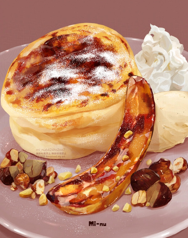 秋に食べたいブリュレパンケーキ🥞🍂 - 1/1