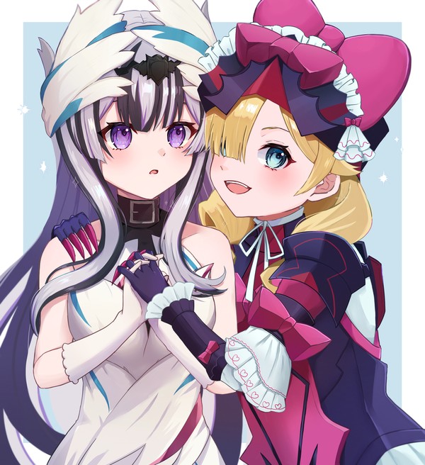 ヴェイルちゃんとマロンちゃん