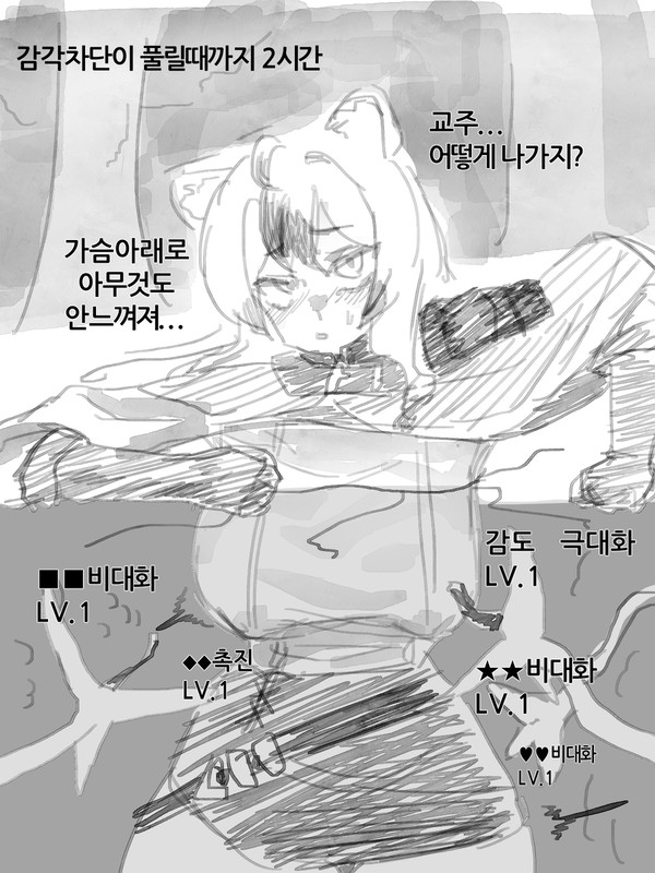 감각차단촉수함정에빠진티그절정까지2시간