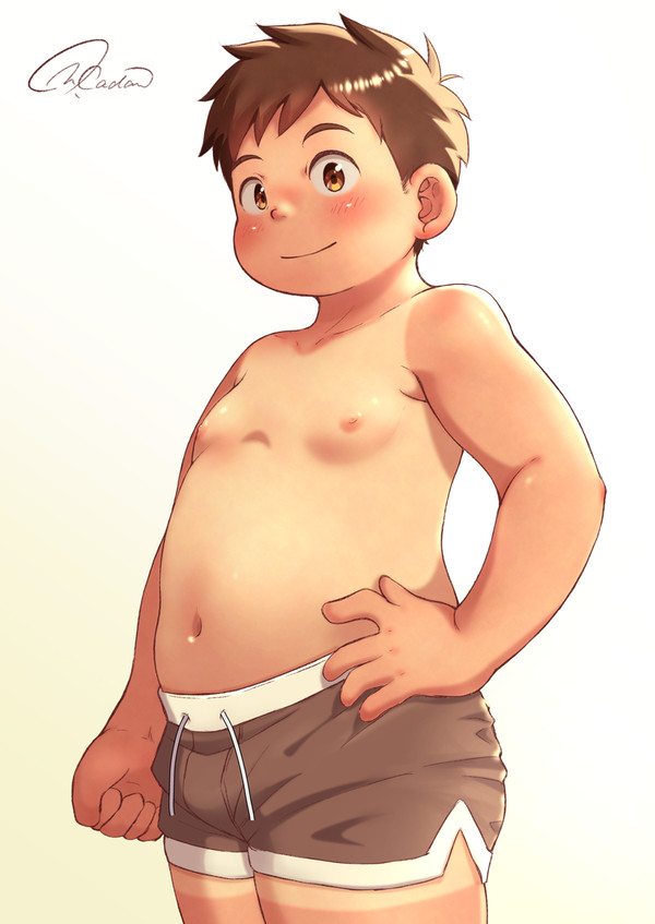 ぽっちゃり男子くん習作🎨