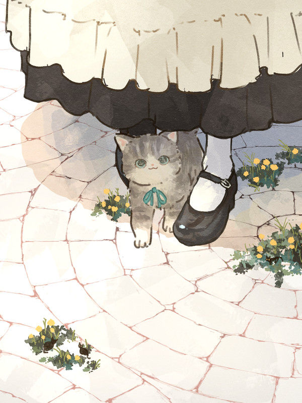 幸せな足元🐈🐾
