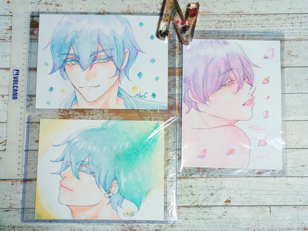 「J庭58」にて水彩手描きイラスト購入希望の方へ💕 - 1/7