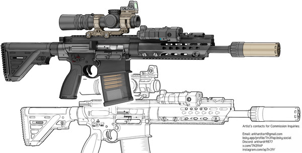 G27K - HK417 - MR308