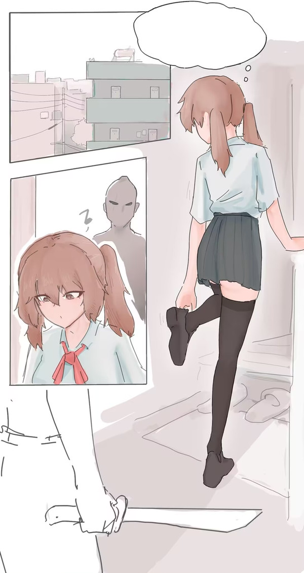 JK妹遭前男友真实