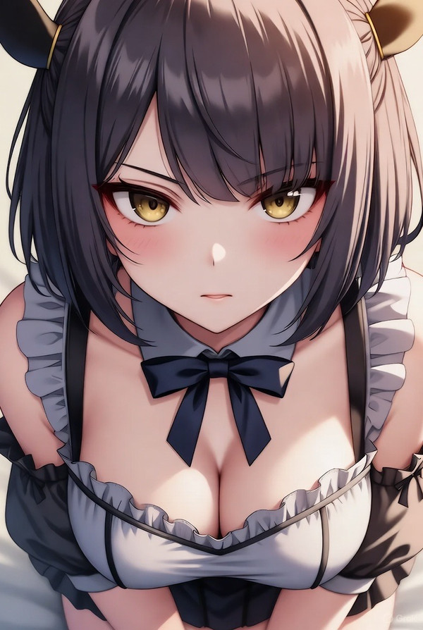 小悪魔メイドのSっ気のある目がたまらない