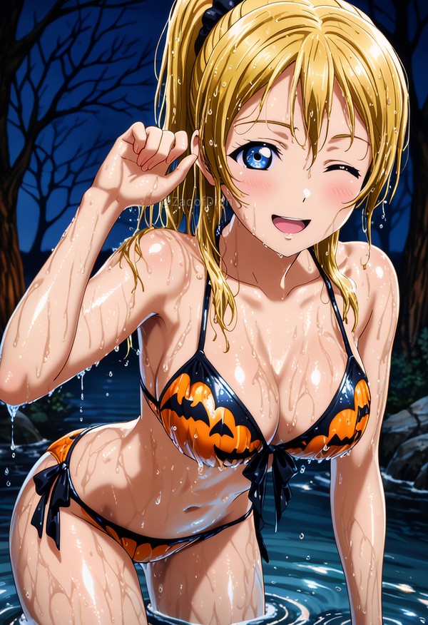 「ハロウィンビキニ」絵里さんと希さん