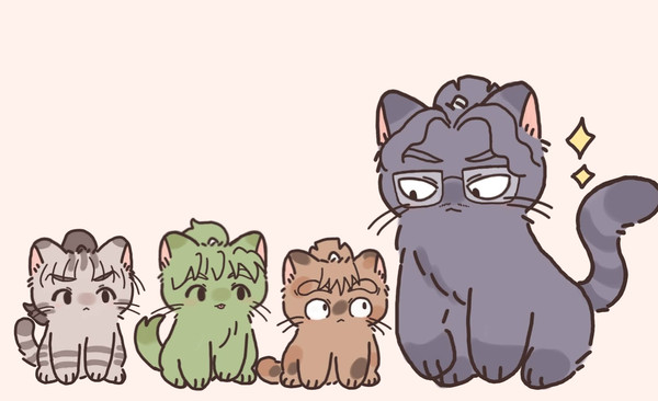忍たま　猫化　🥷🥚🐾