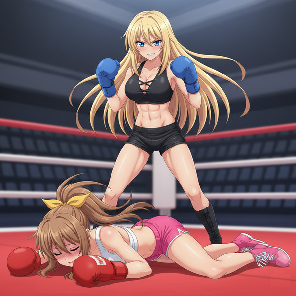 都城絵里子 VS 飯山みちる: ノックダウン