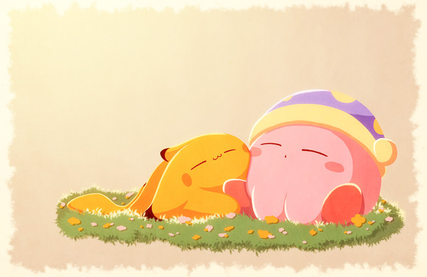 ひだまりピカチュウ&カービィ