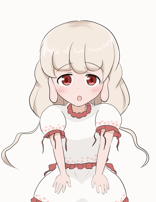 こっちを見るえーかちゃん