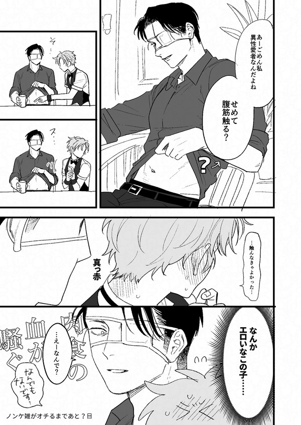 ノンケ雑×ゲイ作の雑伊