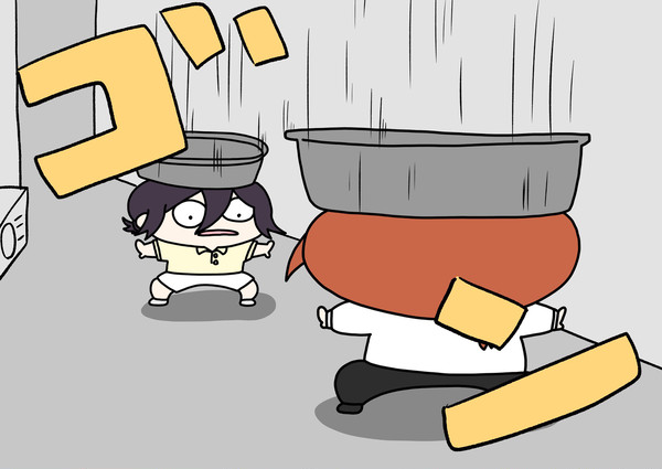 頭上