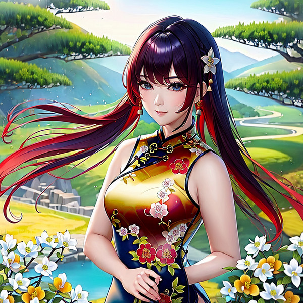 旗袍美女