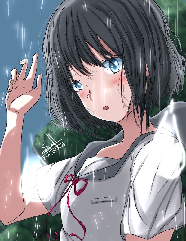 A rain with painfull