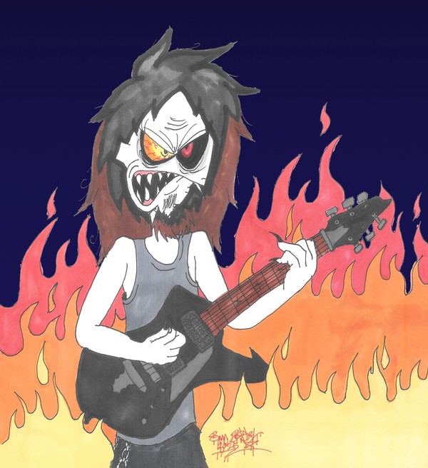 Sam's Rocking Out!