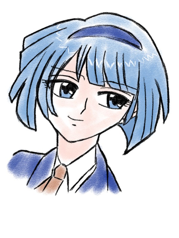 Umi Ryuuzaki short hair