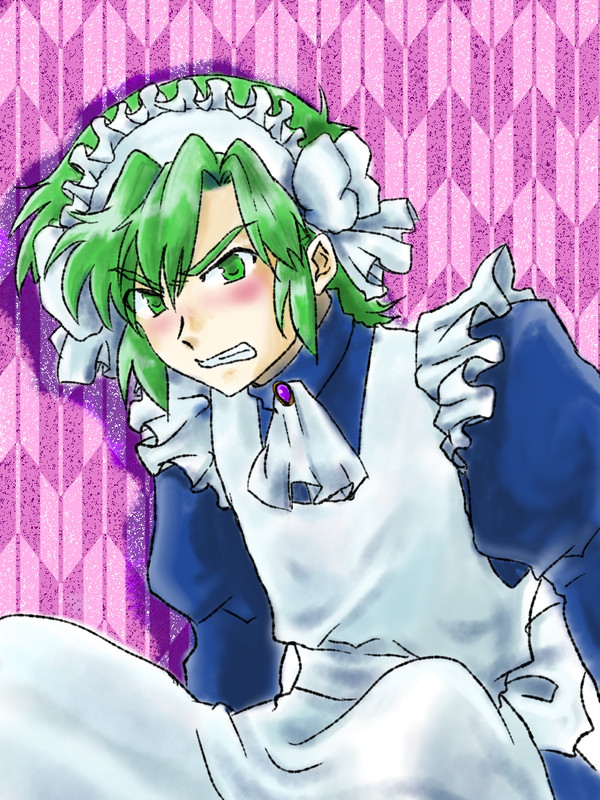 メイド服のマサキ君