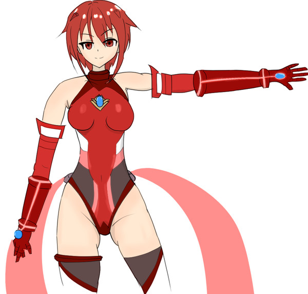 うちのこ変身ヒロイン　ブレイブハート・アカネ　イラスト練習まとめ