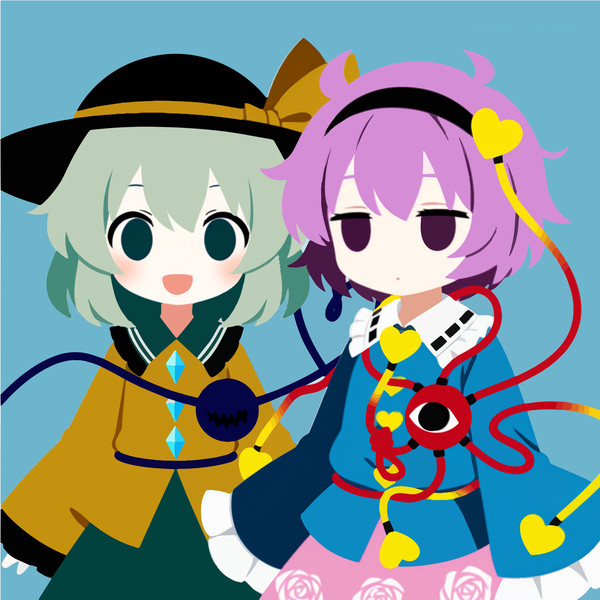 古明地こいし、さとり姉妹