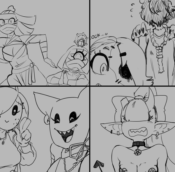 halloween doodles