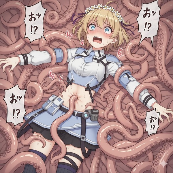 Rape navel with tentacles