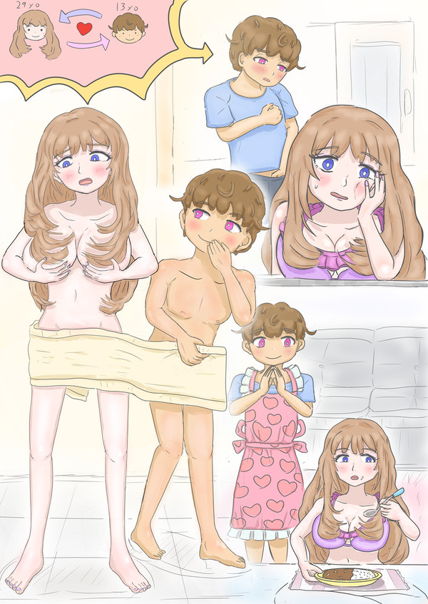 29歳の女性と13歳の少年の入れ替わり
