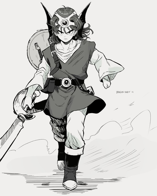 ブレイブ・ソロのスケッチ Solo sketch