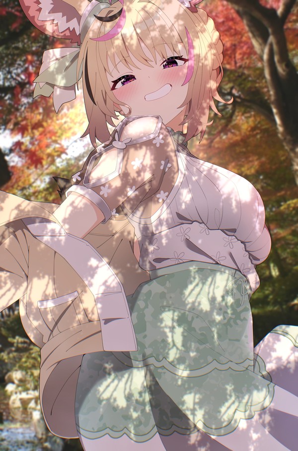 ポルカと秋デート