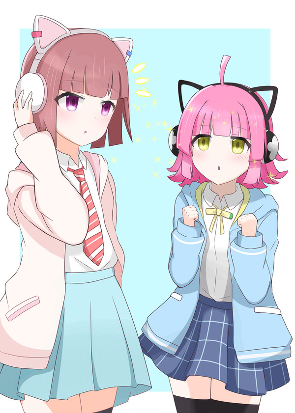 猫耳コンビ