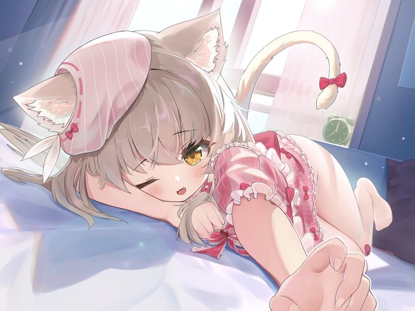 是刚睡醒的逍遥猫猫