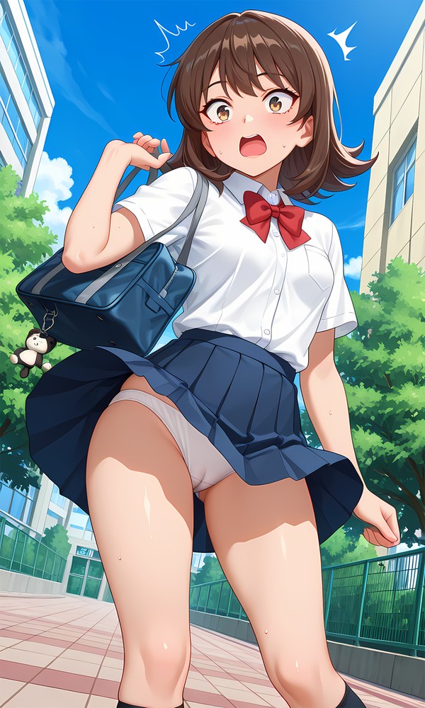 永沢香里奈の通学シーン