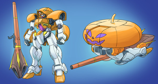 ハロウィンガンダム！！