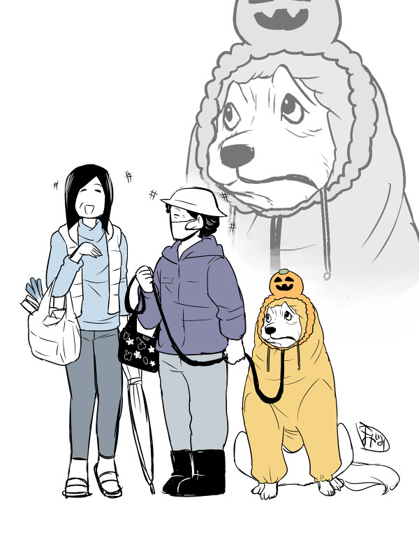 今日見たいぬ(ハロウィン)