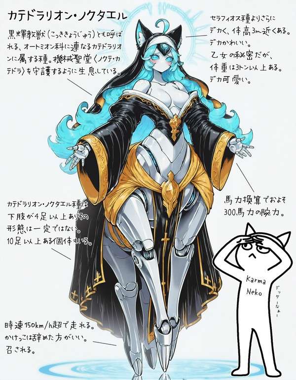カテドラリオン・ノクタエル種の説明です