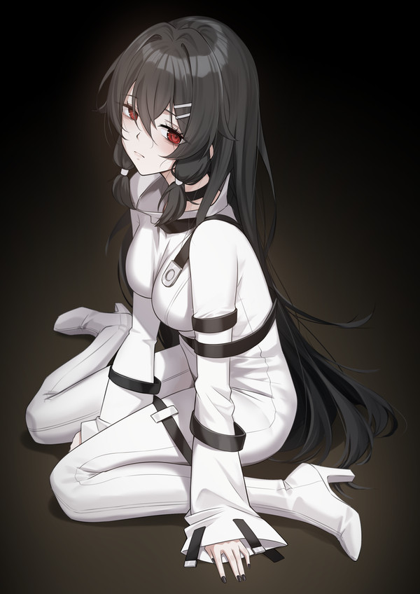 拘束衣美少女!