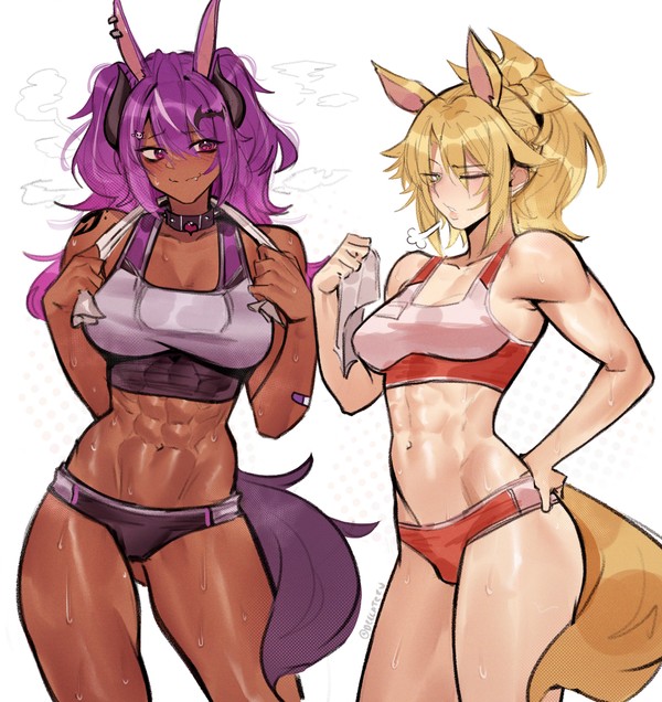 Mordred uma musume with Yancha