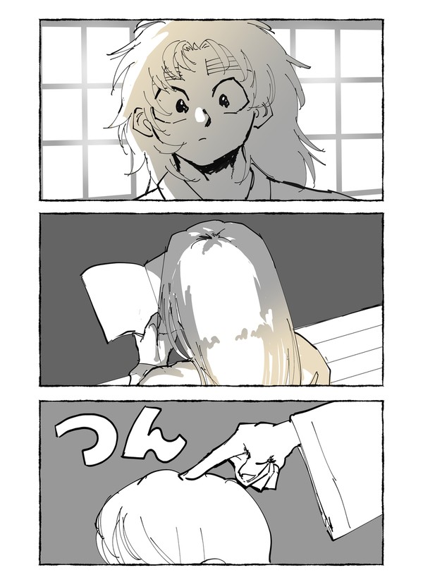 六ろ髪の毛