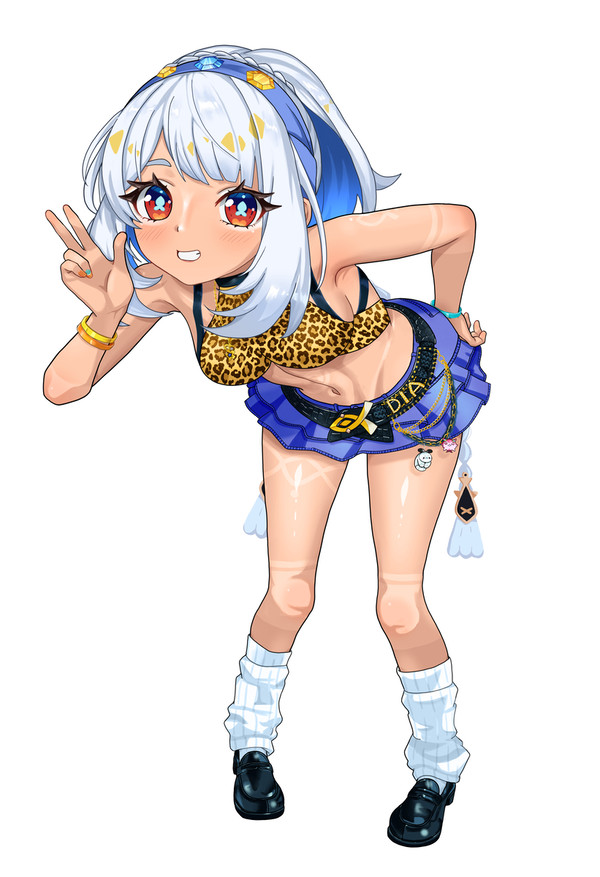 ギャル風ムアラニを依頼で描いてみた！