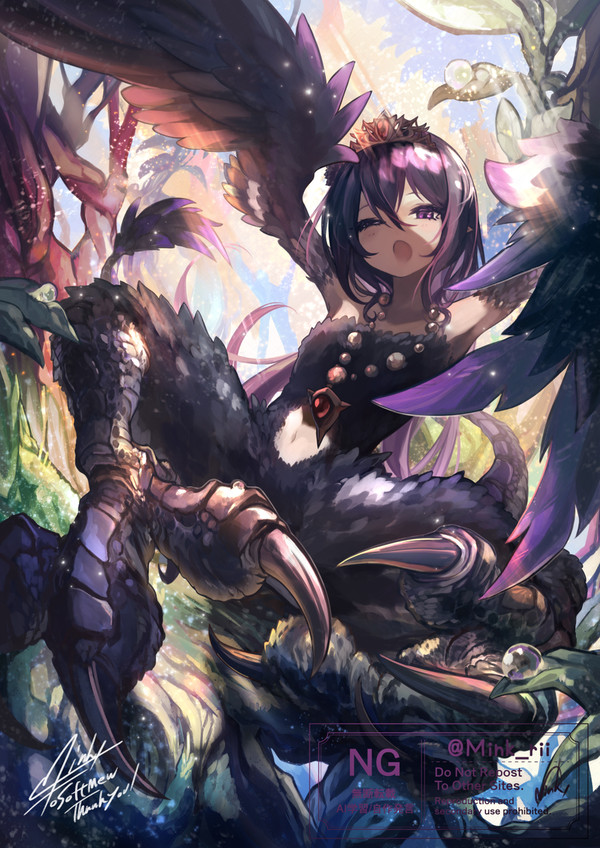 ハーピークイーンの女の子
