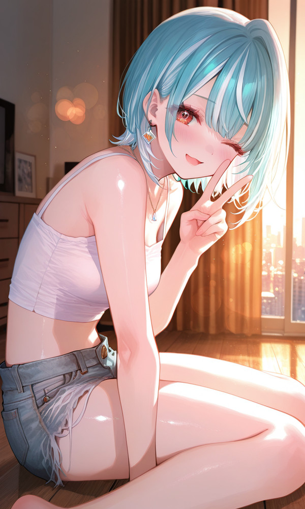 v