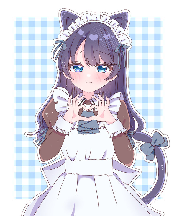 猫耳メイドさん