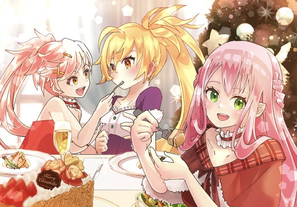 【モンスト】ビナーとサンちゃんメタちゃん【クリスマスver.】