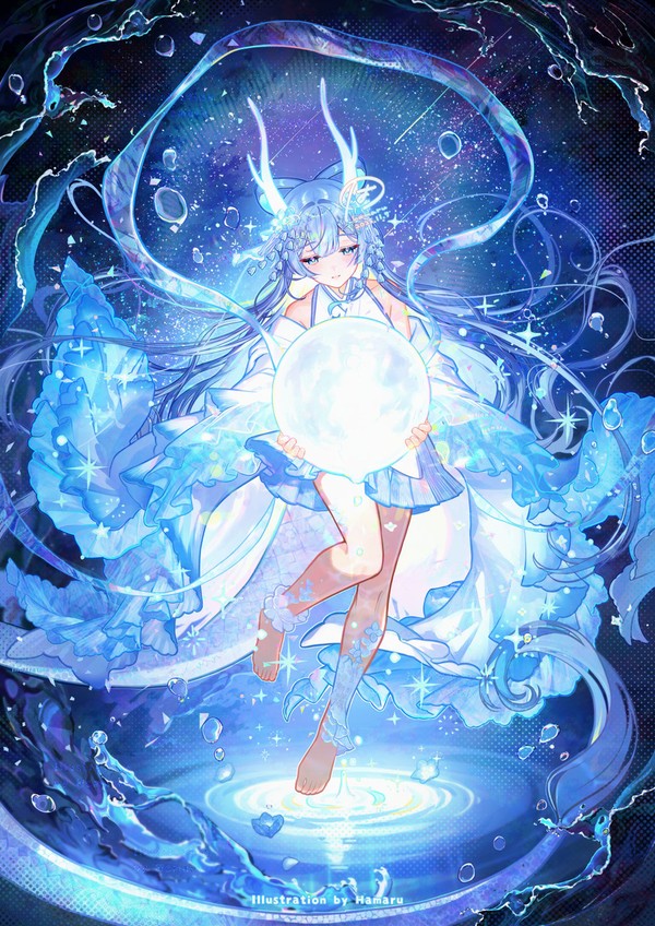 純白をすくう龍姫