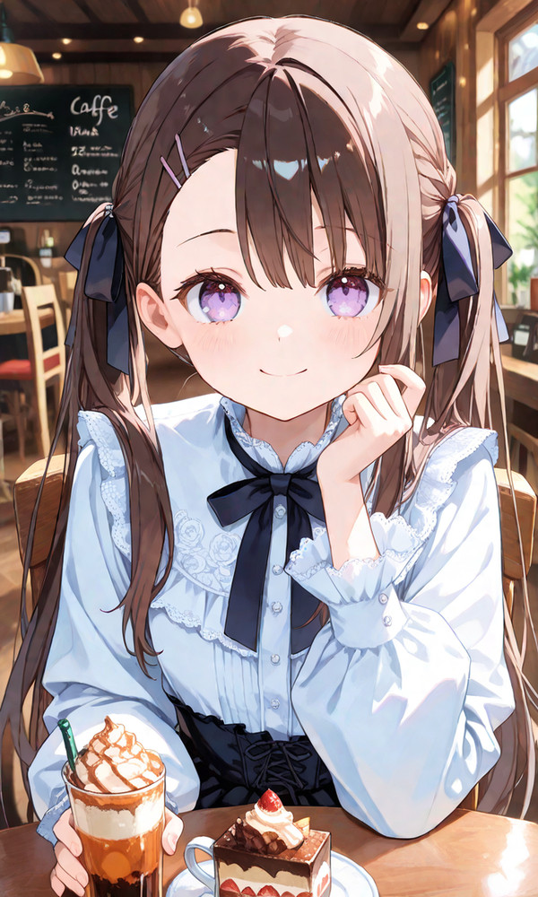 カフェでゆったりと