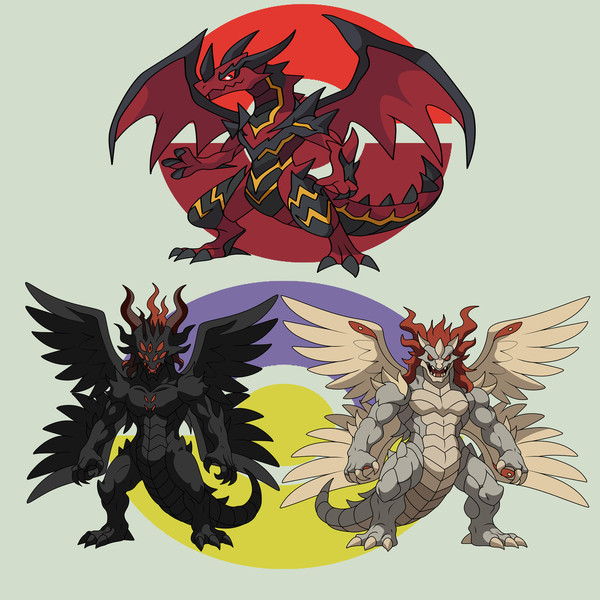 Dragons as Pokemons