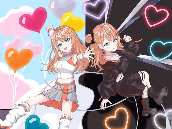 りかしぃ1stLIVE応援イラスト